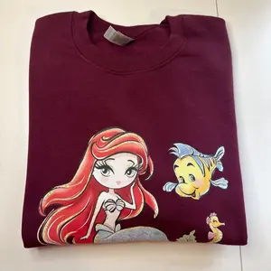 The Little Mermaid Crewneck Cotton