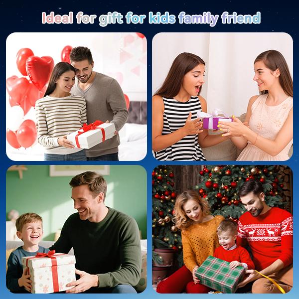 LED Aquarium Bubble Fish Tank Table Lamp, Birthday Christmas Gifts for Adults Kids Teens, Relaxing 6 Color Remote Fake Fish Sensory Night Light for Kids' Room Bedroom Home Decor, Stress Relief