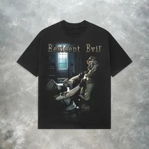 Resident Evil 2002 Tee - Vintage Y2K Horror Game Shirt