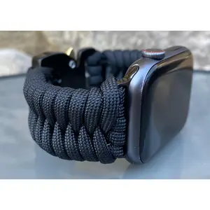 Paracord Watch Band compatible with Apple Watch  Series 1, 2, 3, 4, 5, 6, 7 & SE (watch not included)