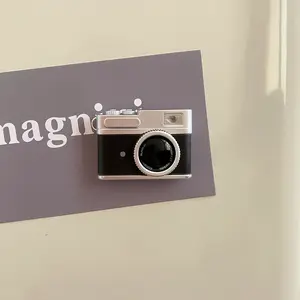Mini Camera Fridge Magnet with Sound & Flash | Retro Vibe | Vintage Style Mini Camera Refrigerator Magnet