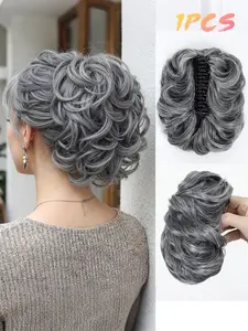 Hair Bun Clips, Lightweight Synthetic Fiber, Comfortable Daily Wear, Wedding Accessories for Women