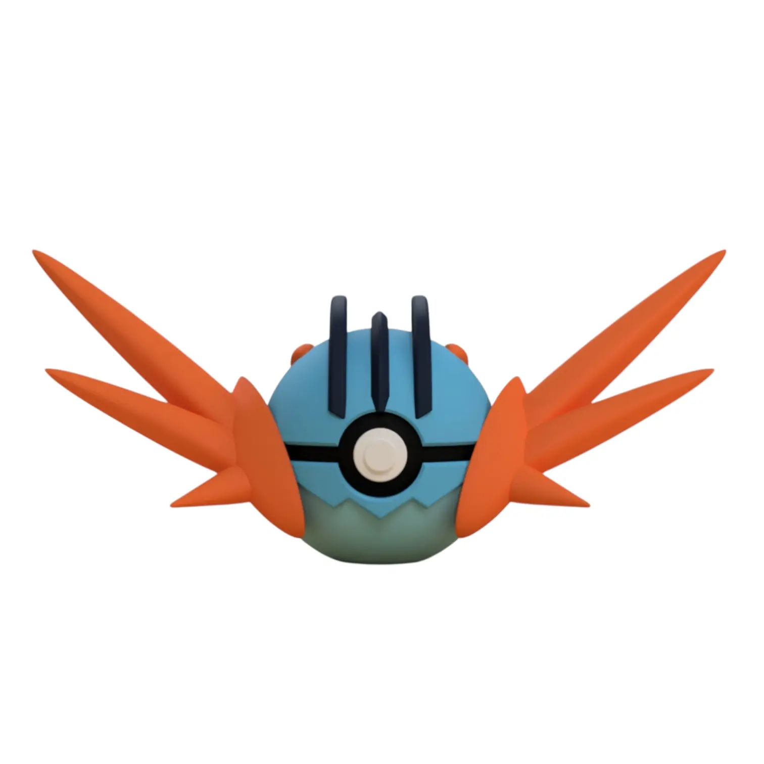 Mega Swampert Poke Ball - Inspired 3D Printed Collectible