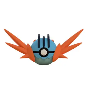 Mega Swampert Poke Ball - Inspired 3D Printed Collectible