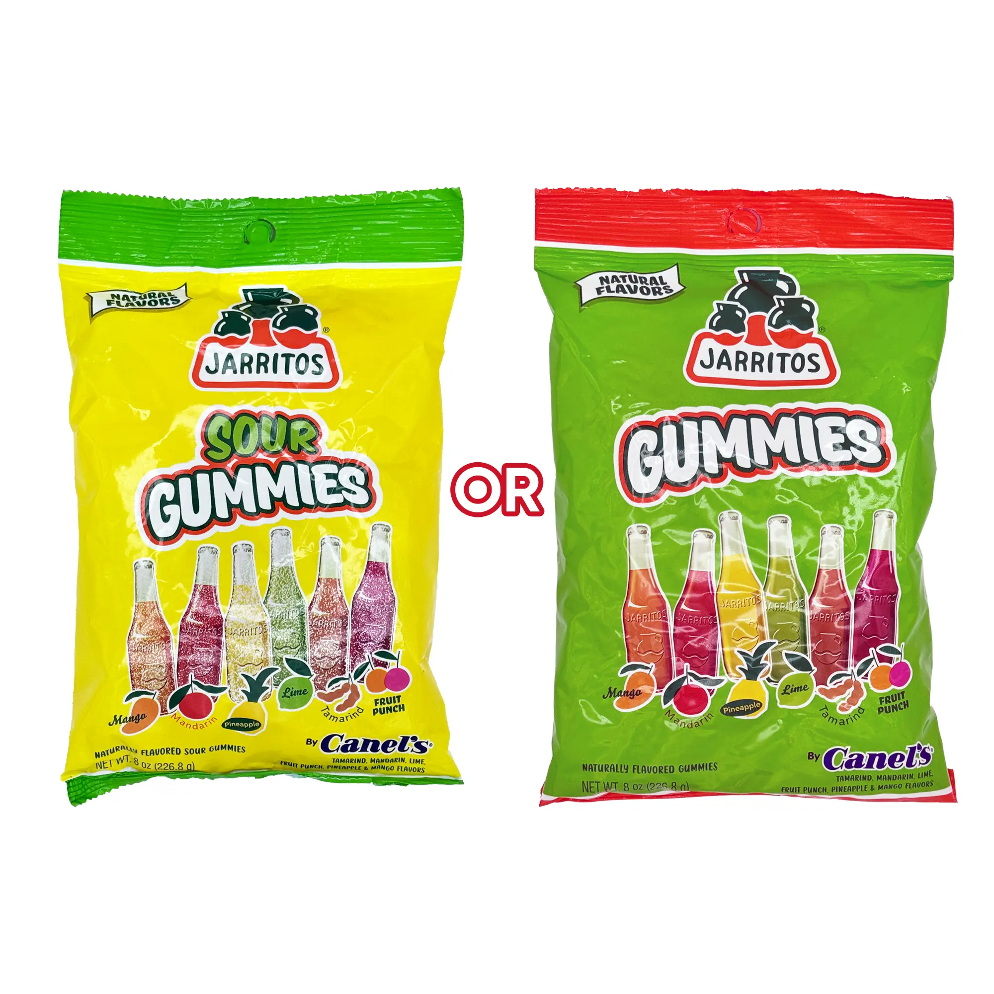 Jarritos Gummies - Sour or Sweet Naturally Flavored Gummy Candy, Mexican Candies, Dulces Mexicanos, Snack, Treat Jarritos Gummies - Sour or Sweet Naturally Flavored Gummy Candy, Mexican Candies, Dulces Mexicanos, Snack, Treat