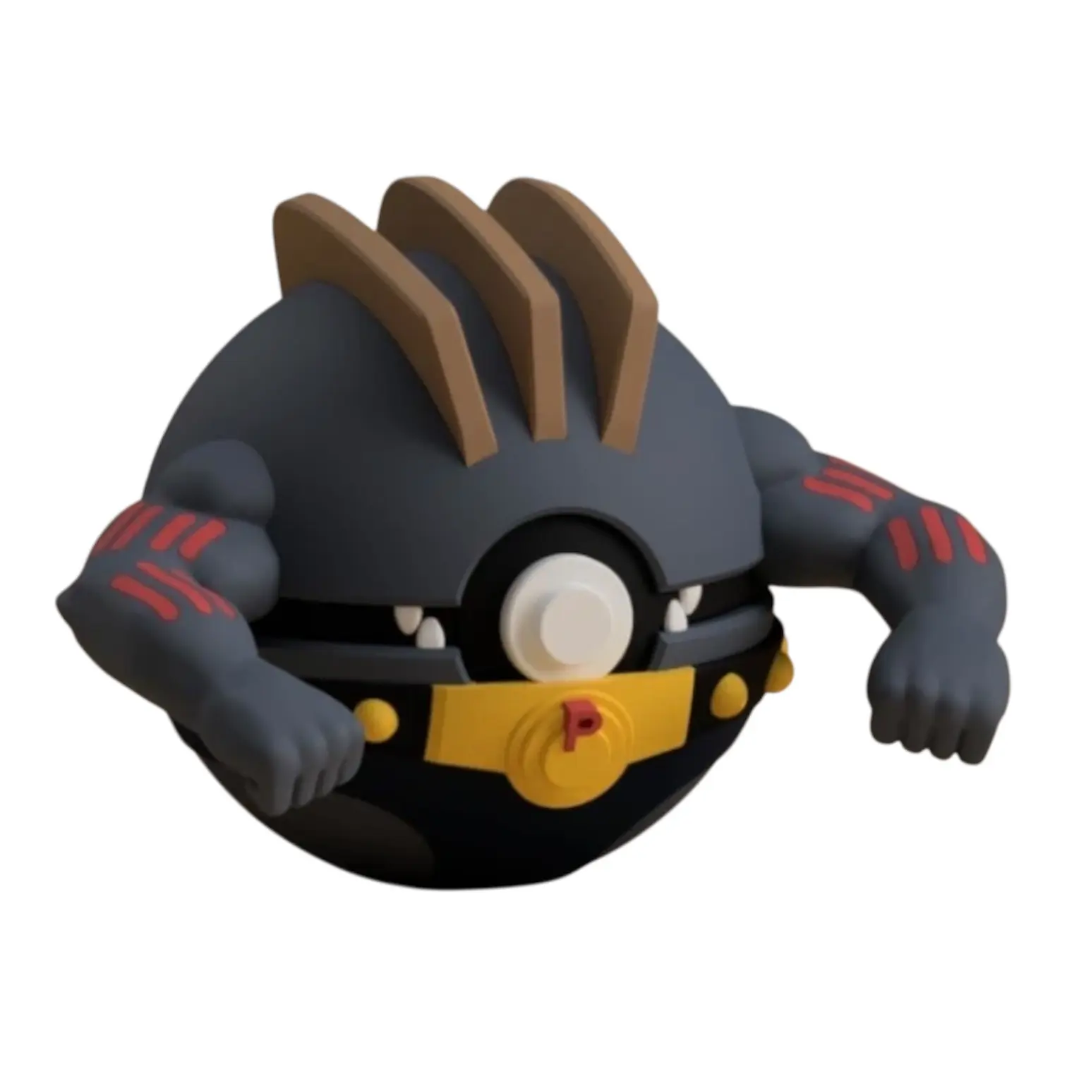 Machoke Poke Ball - Inspired 3D Printed Collectible