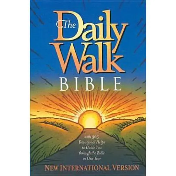 USED-The Daily Walk Bible: New International Version by Tyndale House (Paperback)