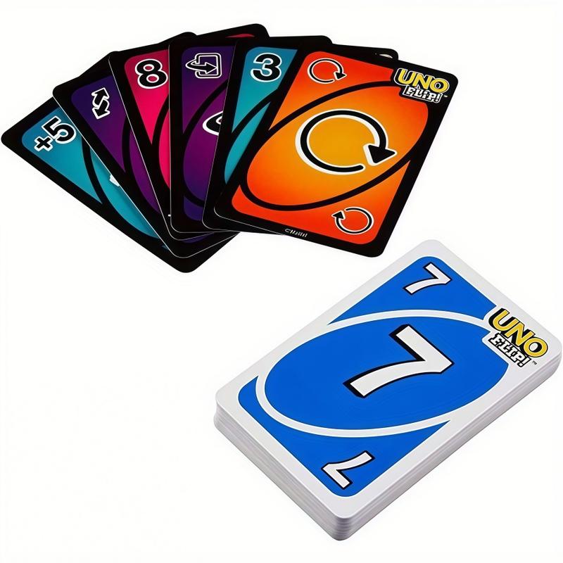 Uno Card Game Show Em No Mercy Hard Core Advanced Rules, Two-Sided Flip Party Game Cards, Party Board Game for Birthday Christmas Halloween Thanksgiving
