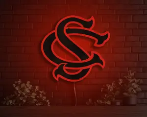 South Carolina Gamecocks Baseball Wood LED Sign | Handcrafted, Officially Licensed, Made in USA