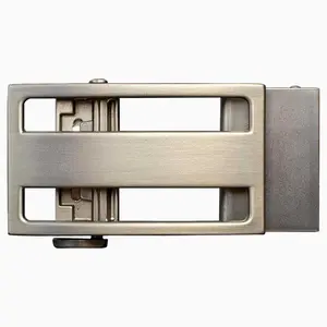 Jake Satin Nickel Dress Buckle, Fits 1.38" [35mm] Straps