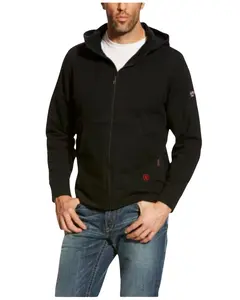 Ariat Men's Men'S Fr Zip-Front Hooded Sweatshirt Tall - 10023974-Tll