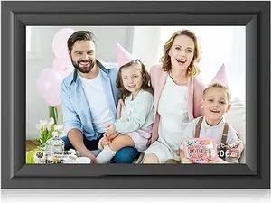 SAMMIX Digital Picture Frame, 10.1 Inch WiFi Digital Photo Frame, IPS HD Touch Screen Electronic Picture Frame, 16GB Storage, Slideshow, Auto-Rotate, Easy Setup to Share Photos and Video with APP