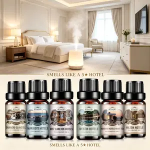 Aeshory Hotel Collection Diffuser Oil Set | 6 Luxury Hotel Scent Fragrance Oils for Home Diffuser Long Lasting Aroma
