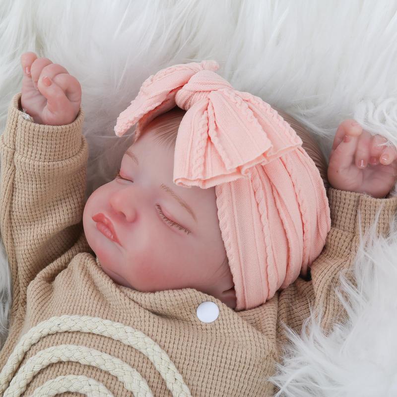 [WOOROY] Realistic Reborn Doll Rosalie - Christmas & Birthday Gift, 20-inch Sleeping Realistic Newborn Baby Doll, Soft Cloth Body, Gift Ideas for Kids Age 3 +