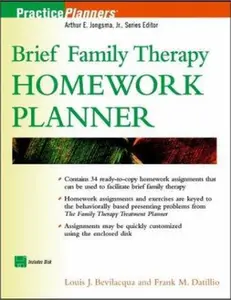 USED-Brief Family Therapy Homework Planner by Louis J. Bevilacqua (Paperback)