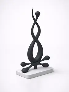AKSIS Twist Form Sculpture, Modern Sculpture Decor, Desk Art, Office Decor, Unique Housewarming Gift