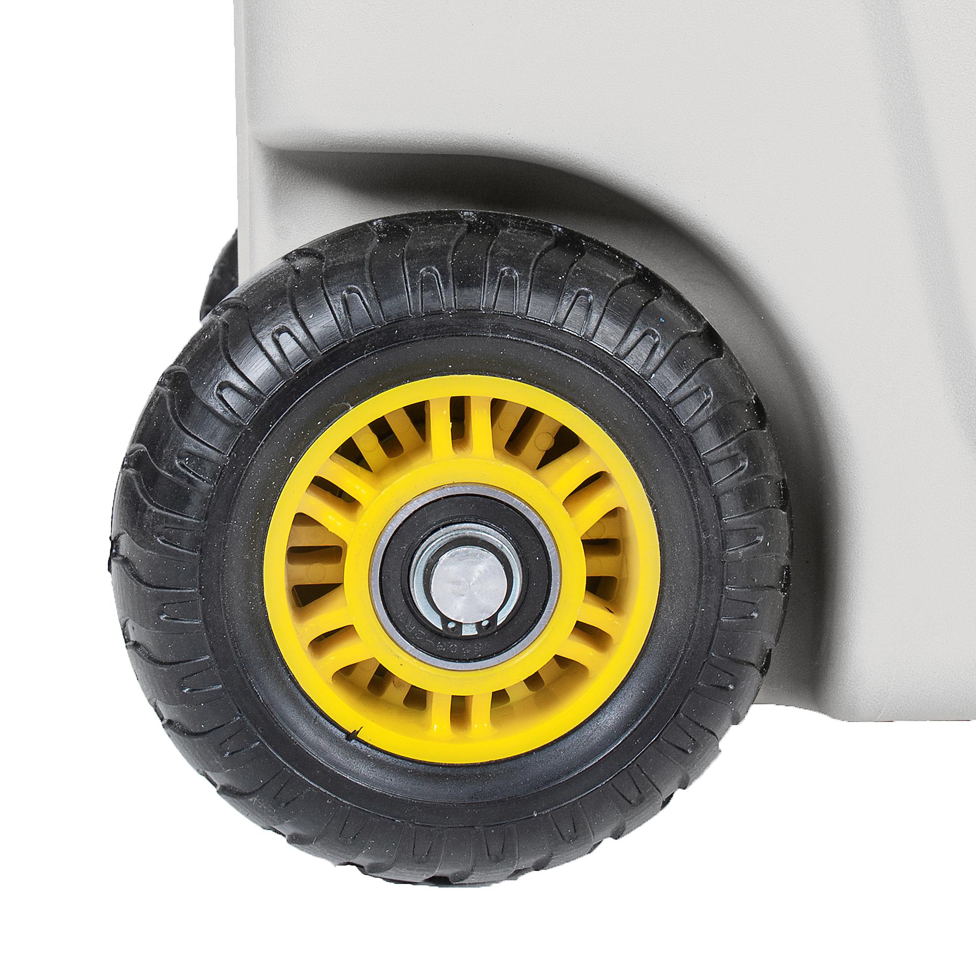 65QT Hard Cooler with Wheels with 7-Day Ice Retention，Durable LLDPE Cooler with Drain Plug & Bottle Opener，Wheels，Leak-Proof Seal,Easy to Clean,Perfect for Camping, Fishing Trips, Tailgates & Beach Days,Tailgating & Backyard BBQs
