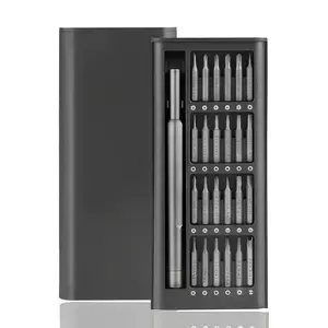 24-Piece Mini Screwdriver Set, Magnetic Precision Screwdriver, Non-Electric Hand Tool Kit for Phones, Laptops, Glasses, Toys & Home Repairs, Manual Repair Tools