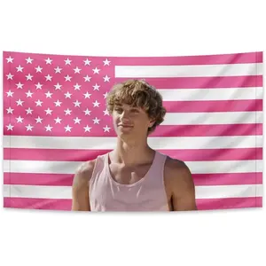 Jeremiah Funny Pink American Fisher  Tapestry Poster Bedroom Living Room Dormitory Wall Garden Decor Merch (Pink) Decoration Design outdoorfun