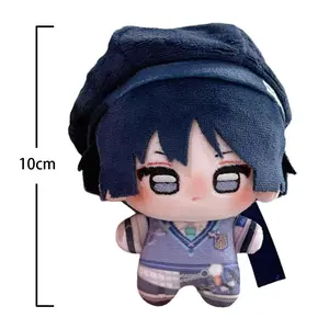 10cm Anime Game plush keychain Cartoon doll Wanderer Balladeer plushies Kunikuzushi Figure Cute Pendant Accessories cos Toy Gift