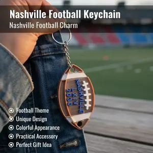 Football Nashville LXIV 2030 Keychain in color