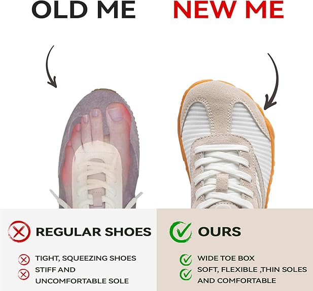 【2026 pro】Barefoot Shoes Women Casual Sneakers,Wide Toe Box Shoes Women Zero Drop Barefoot Shoe Men,Minimalist Trail Running Shoe,Non-Slip Lightweight Breathable Comfortable Fashion Walking Hiking Shoes Unisex 【2026 pro】Barefoot Shoes Women Casual Sneakers,Wide Toe Box Shoes Women Zero Drop Barefoot Shoe Men,Minimalist Trail Running Shoe,Non-Slip Lightweight Breathable Comfortable Fashion Walking Hiking Shoes Unisex