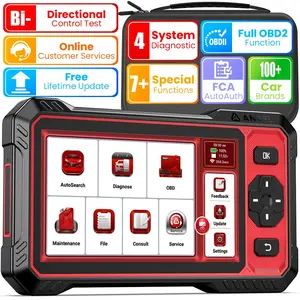 ANCEL DS400 Lite OE-Level Car Diagnostic Scan Tool for ABS/SRS/AT/Engine, Active Test & 7+ Resets, Oil/EPB/Throttle/BMS/SAS/ABS Bleeding/Gear LearningTest,  CAN FD,FCA SGW, Free Lifetime Upgrade Auto Vehicle