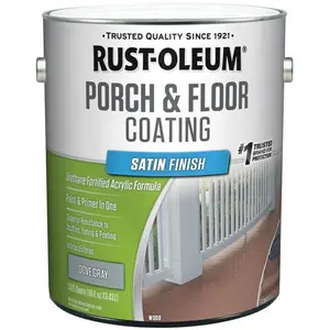 Rust-Oleum 239282 Porch & Floor Paint, Satin pack of 2