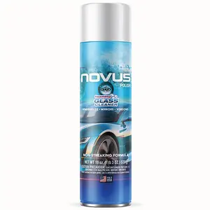 Novus 1802 | Glass Cleaner Spray | Powerful Foaming Glass Cleaner, Streak-Free Shine for Home and Auto | Safe for All Glass Surfaces | 19 Ounces