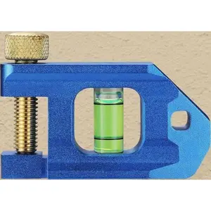 2.5-inch Aluminum Alloy Magnetic Torpedo Level - Cobalt Blue Bubble Vial, Durable Construction, 90° Measurement Tool for Home DIY Projects, Pipe Fitting, Laying Flooring, Conduit Bending, Woodwork