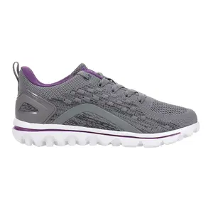 Propet Womens Travelactiv Axial Walking Walking Sneakers Shoes - Grey