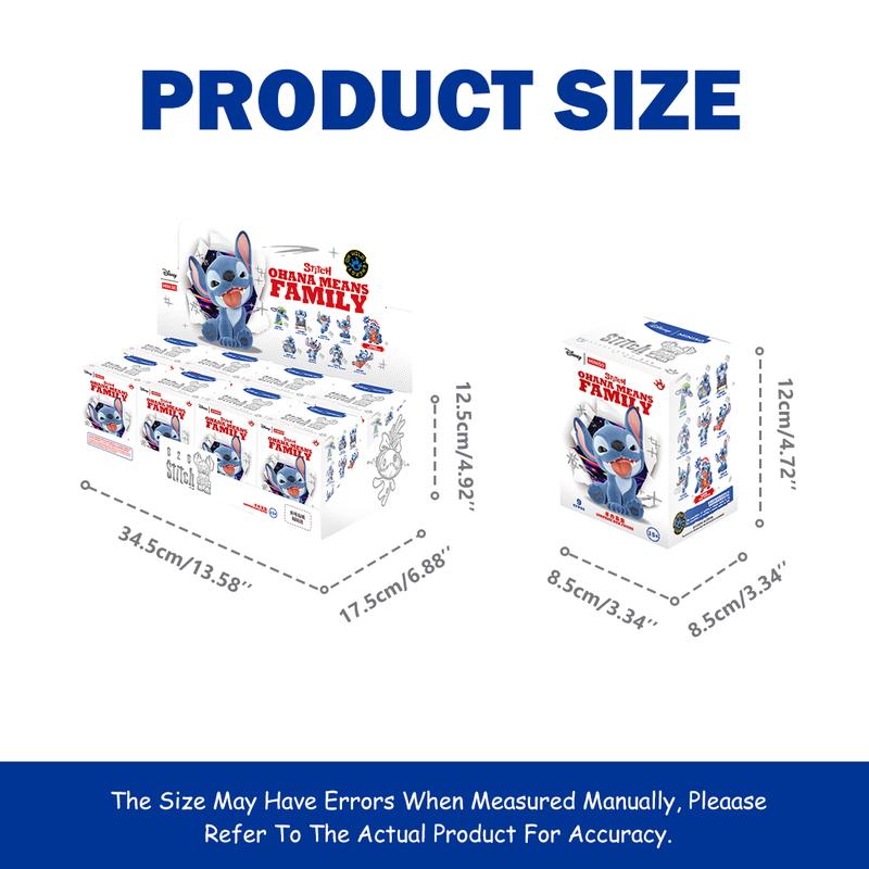 [NEW] MINISO Disney Stitch "Not So Well Behaved" Blind Box Figure – Collectible, Gift Idea, Home Decor Fuzzy Soft Texture Ideal Christmas Holiday Gift for Kids Friends Fans Valentine Gift for Girlfriends