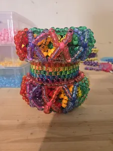 Rotating Rainbow Kandi MegaCuff!