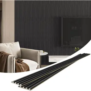 Hausvita 94.5" x 5.5" Solid Pine Wall Panels 4 Panels Per Box Vinyl for Modern Home Decor Sturdy Elegant Finish Easy Install