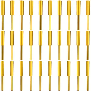 30Counts Diamond Chainsaw Sharpener High Hardness Plated Burr Stone File with 3 Different Sizes 4.0mm 4.8mm 5.5mm Enduring Chainsaw Grinding Bits Kit for Chain Saws Metal Polishing