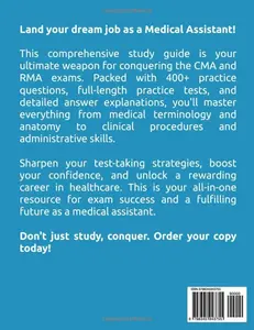CMA and RMA Study Guide: Full-Length Practice Tests with Detailed Answer Explanations for Medical Assistant Exam Prep