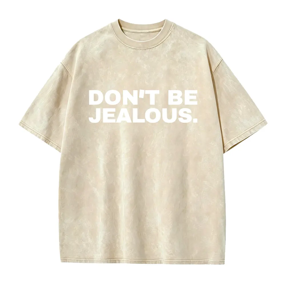 DON'T BE JEALOUS Tee - Cute Y2K T-Shirt - Y2K Slogan Shirt - Trendy Graphic Top - Slay Era - Celebrity Mcbling Tee - 2000s Aesthetic