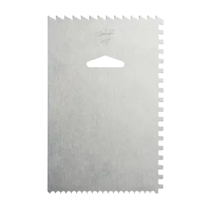4-Sided Decorating Comb & Icing Smoother – Stainless Steel Cake Tool