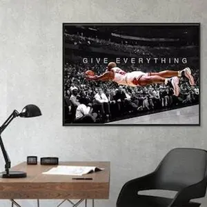 Give Everything Dennis Rodman Basketball Poster, Sport Poster, Gift For Fans, Decor Home, Basketball Poster