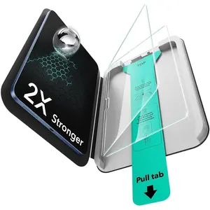 F-PCS10  2 Pack Screen Protector for iPad A16 11th/10th Generation (11 Inch/10.9, 2025/2022), 9H Tempered Glass Film with UltraFit Tray, Apple Pencil Support, Scratch Resistant, HD Clarity, Bubble Free