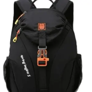 Spring Begins Small Black Backpack for Men and Women