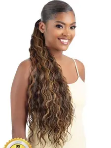 Shake N Go Breezy Wave 26" Organique Mastermix Humanblend Pony Pro Weave Ponytail