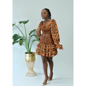 We Outside Shirred  SKIRT Only