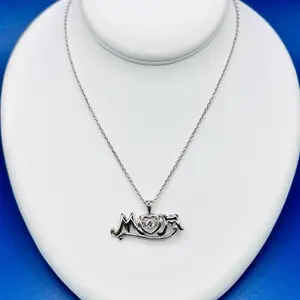 Twinkles Sterling Silver & Swarovski Crystal Dancing Stone Pendant & Chain