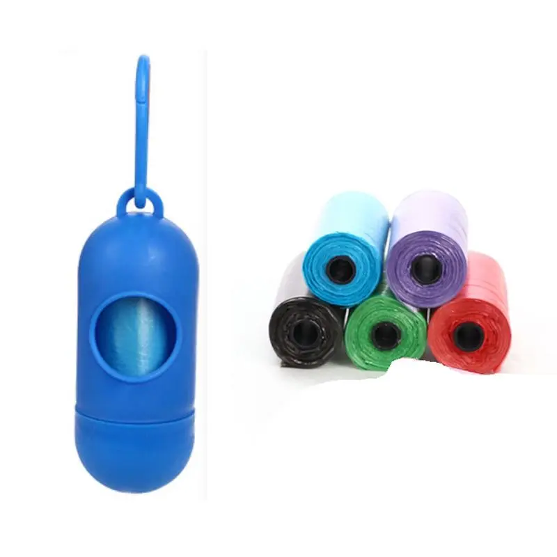 Portable Dog Poop Bag Dispenser with Waste Bags – Lightweight Pet Waste Bag Holder for Walking & Travel
