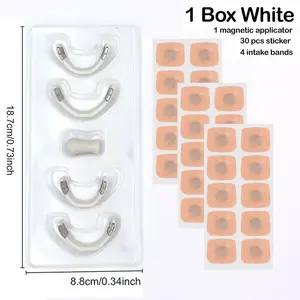 1Set Magnetic Nasal Breathing Dilators Kits Sport Nasal Dilator Boost Oxygen Intake,Reduce Snoring,Breathing Refill Nose Clip