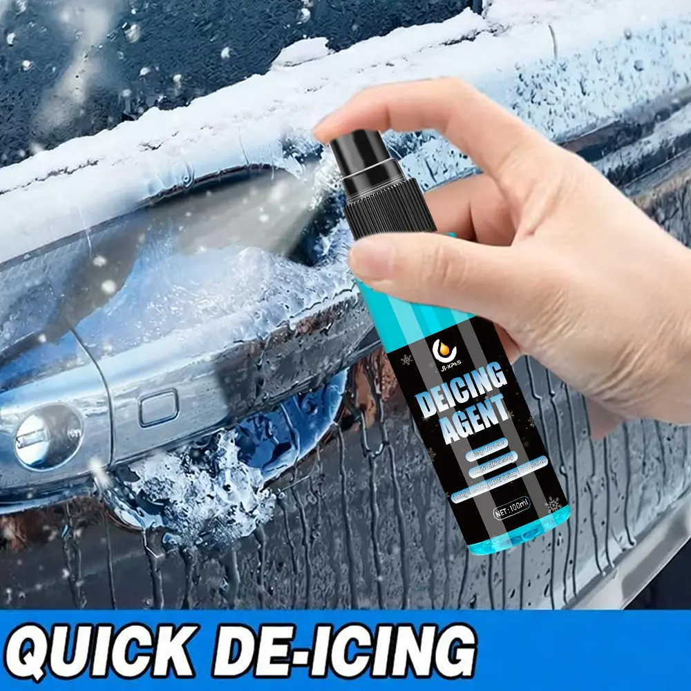 Multi-Scene Ice & Snow Melting Spray, Instant 3-Second Deicing for Auto Glass, Locks, Mirrors & Household Windows, Durable Frost Resistance