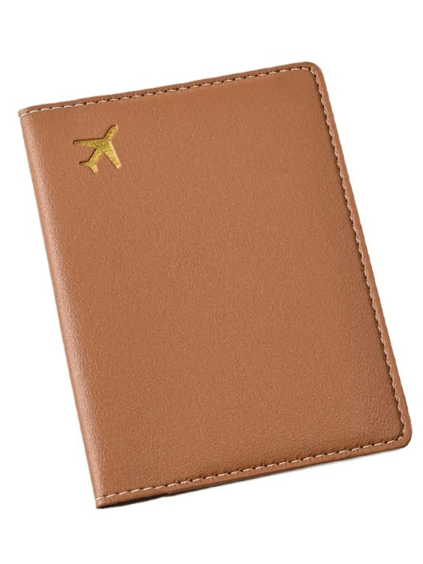 Unisex PU Leather Passport Holder, Passport Cover, Fits Credit Cards & Boarding Passes, Travel Wallet Case, Casual Style, Travel Accessories, Travel Essentials, 14 X 10.5 Cm