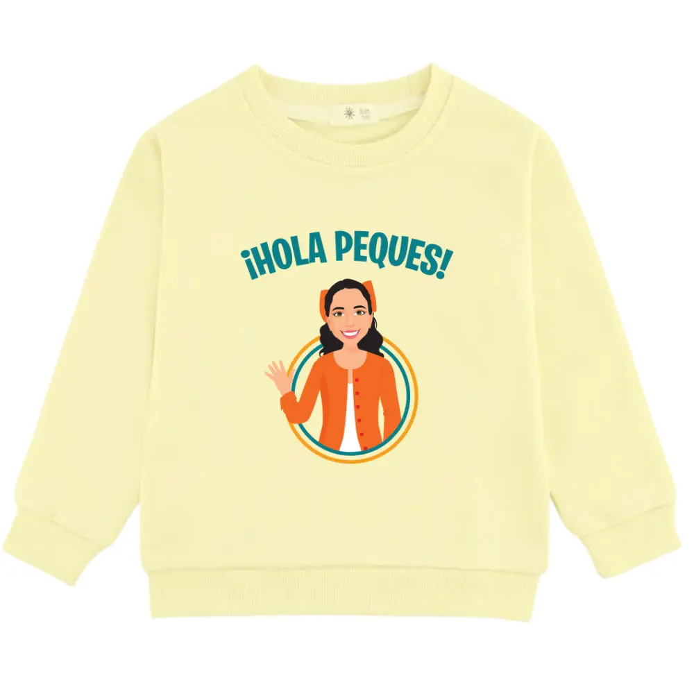 Hola Peques – Toddler Yellow Sweatshirt