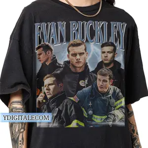 Vintage 90s Graphic Style Evan Buckley T-shirt Gift For Fan
